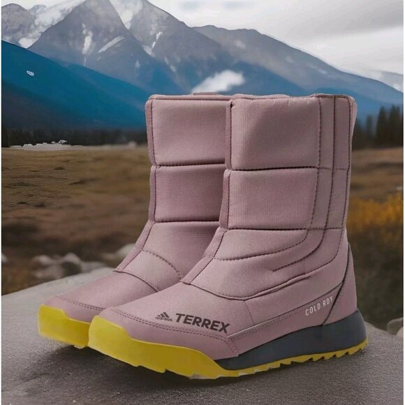 Adidas Terrex Choleah Insulated Hiking Boot Mauve GX8687 - Women's Size 10.5 - Picture 1 of 16